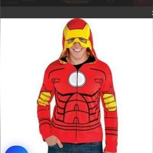 Marvel Avengers Assemble Iron Man Hoodie
Halloween Costume Men's / size S